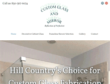 Tablet Screenshot of customglassmirror.net